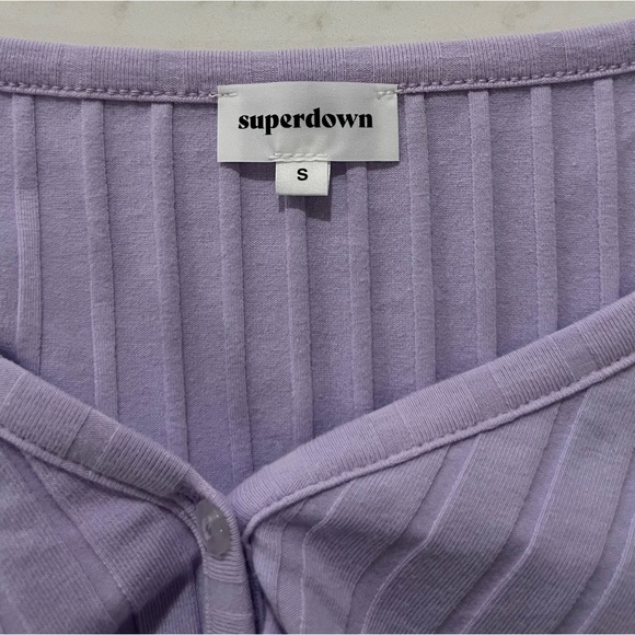Lavender Superdown cardigan - Picture 3 of 3